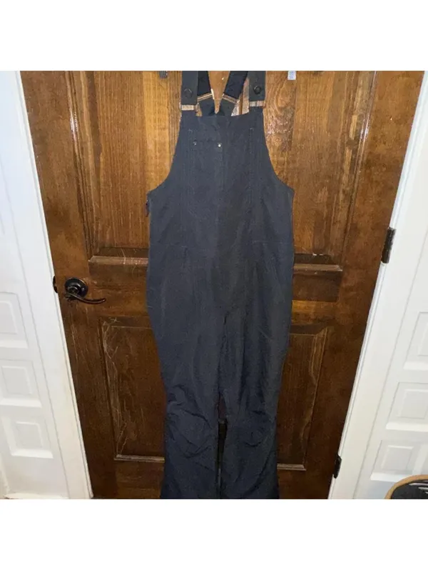Roxy Women's Rideout Bib black snow bibs size M #snow #winter - Image 2