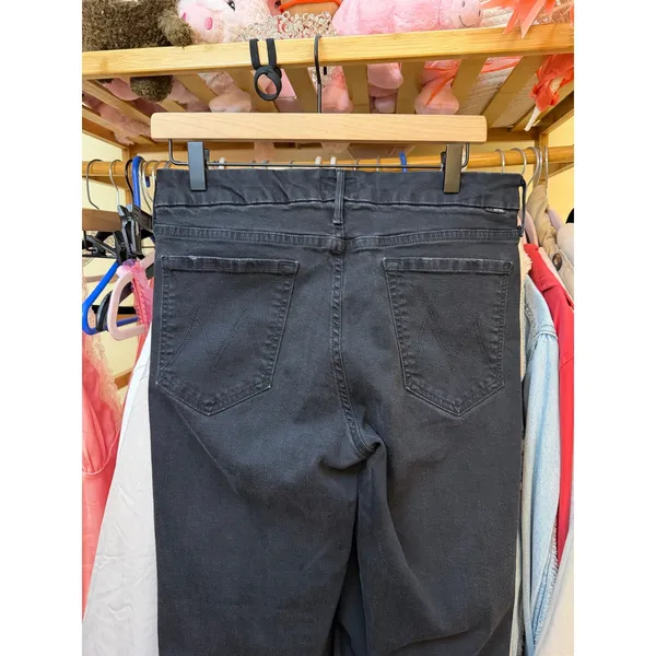 MOTHER THE LOOKER ANKLE FRAY Not Guilty‎ Black Size 31 - Image 9