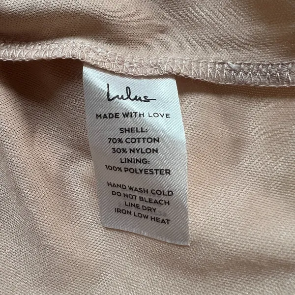 Lulus Midi Dress Womens XL Love Swept Lace White Floral Beige Lined A-Line Party - Image 13