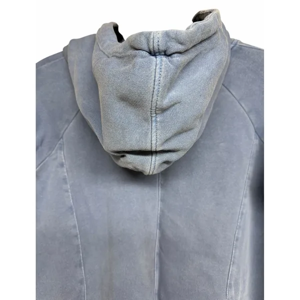 Anthropologie Pilcro & The‎ Letterpress Blue Flynn Hoodie Sweatshirt Size Medium - Image 4