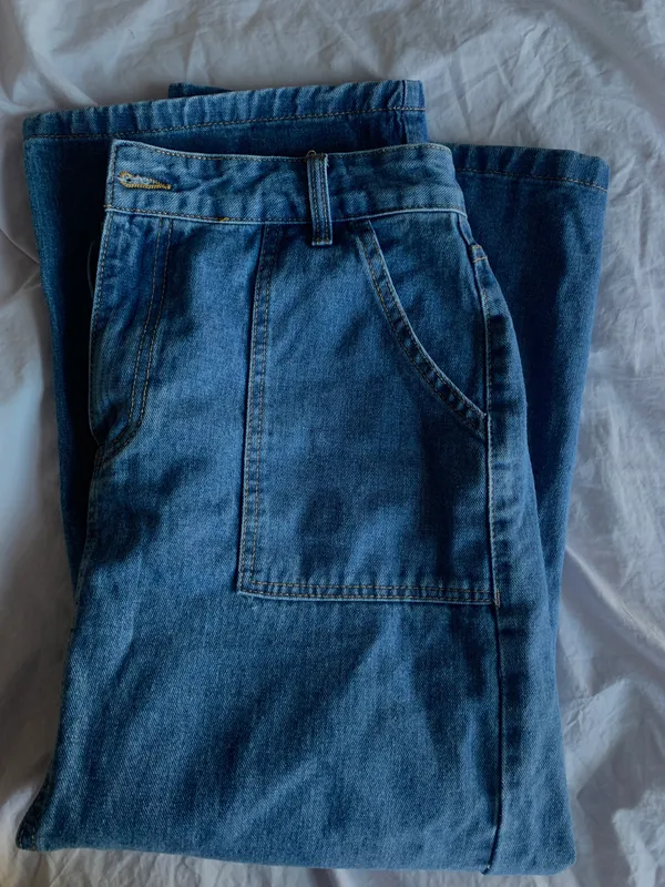 Denim Maxi Skirt Size M - Image 4