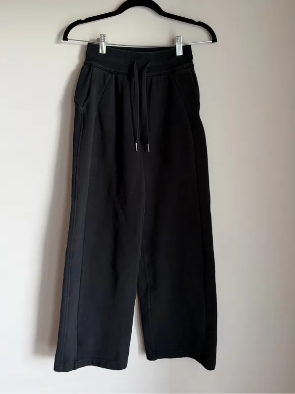 Lululemon Scuba Mid-Rise Wide-Leg Pant *Regular Black Size XXXS - Image 2