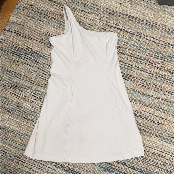 Outdoor Voices White One Shoulder Athletic Dress - Image 2