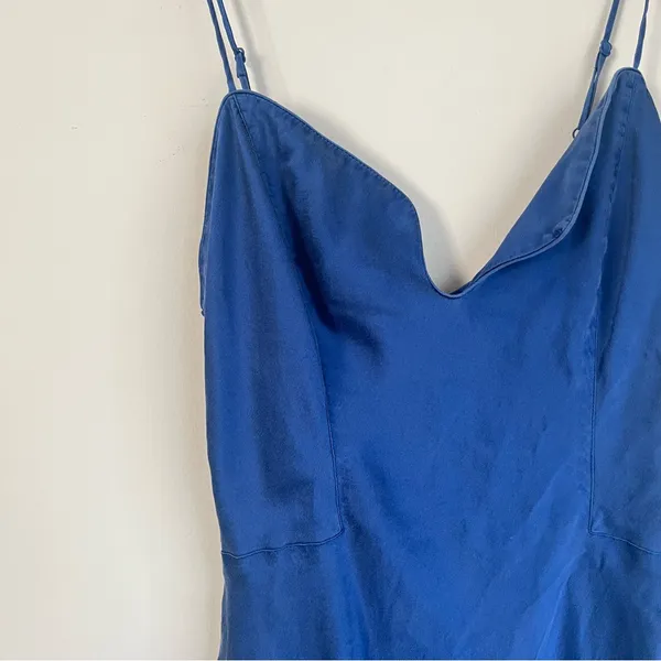 Victoria’s Secret Blue Satin Cami Slip Dress Size Small - Image 2