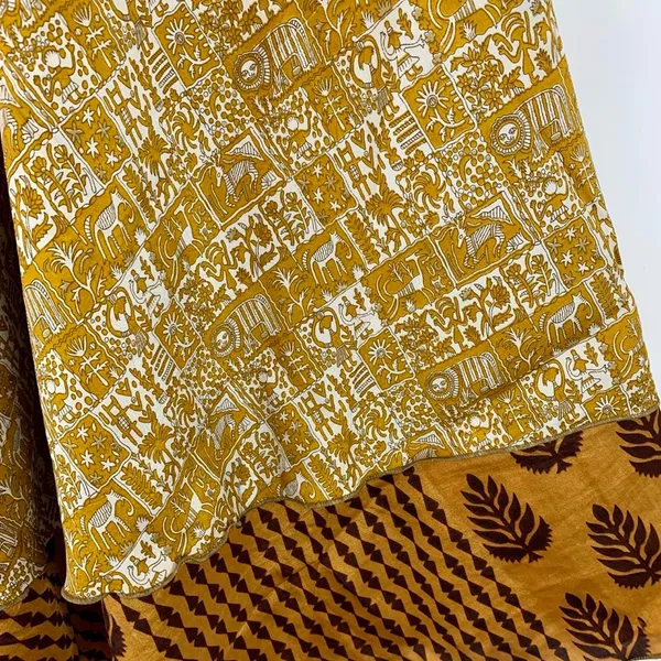 Reversible Maxi Wrap Skirt BINW109 - Image 3