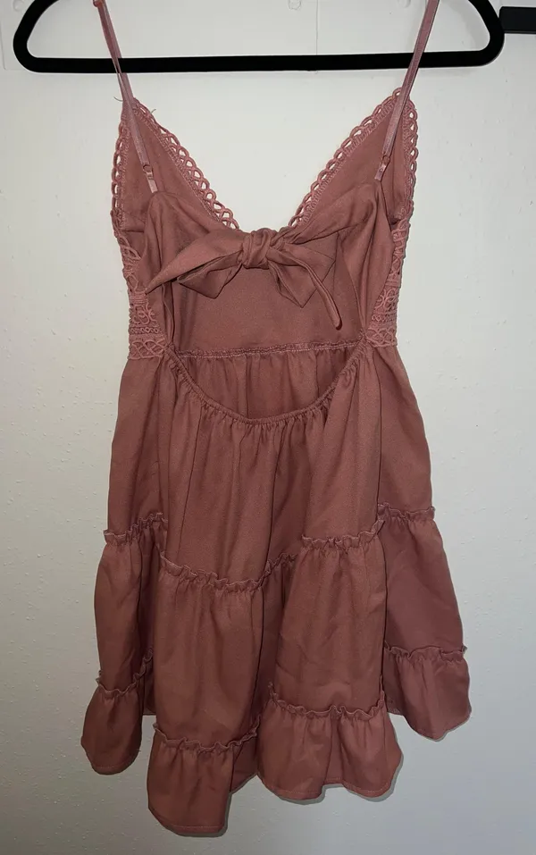 Pink Ruffled  Dress - Image 2