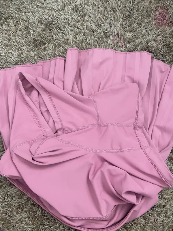 Light Pink Gold Hinge Skirt Athletic - Image 4