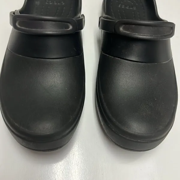 Crocs Black Mercy Slip On Slip Resistant Chef/Medical Work Shoes Women's Size 11 - Image 5