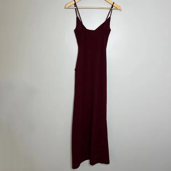 Lulus Sweetest Admirer Burgundy Ruched Surplice Maxi Dress - Image 5