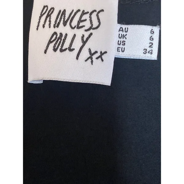Princess Polly Ellery Women's Scoop Neck Long Sleeve Seamless Bodysuit Top Sz 2 - Image 5