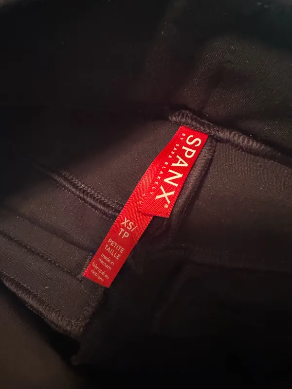 SPANX Wide Leg Pants Trousers Black Size XS - Image 3