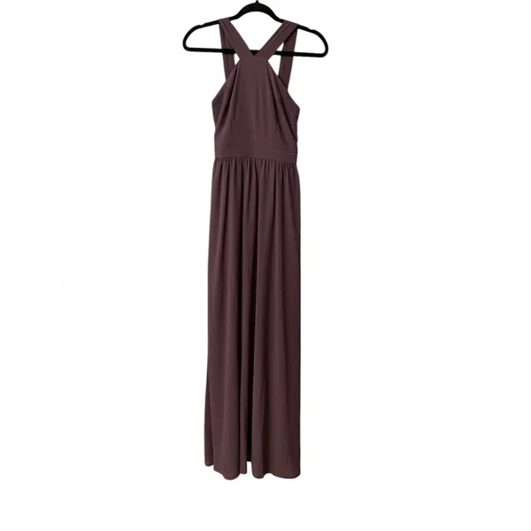 NWOT Lulus Air of Romance Dusty Purple Maxi Dress - Image 4