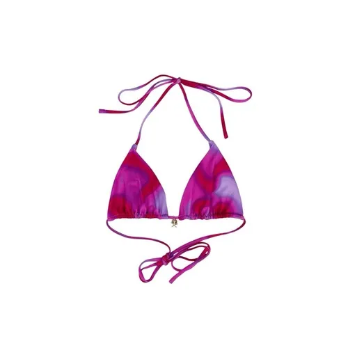 Outcast Swim Paloma Triangle Bikini Top Sol‎ Rosa Pink Red Size Large - Image 3