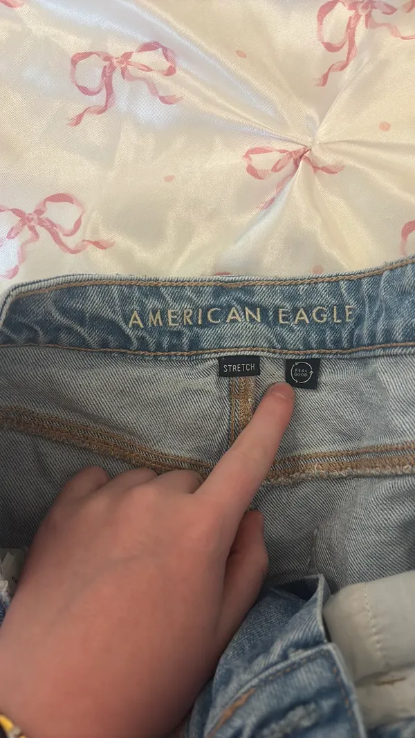 American Eagle, jean skirt - Image 4