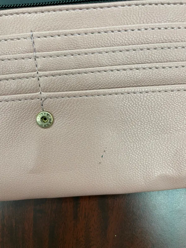Crossbody Blush Colored Purse Pink - Image 5