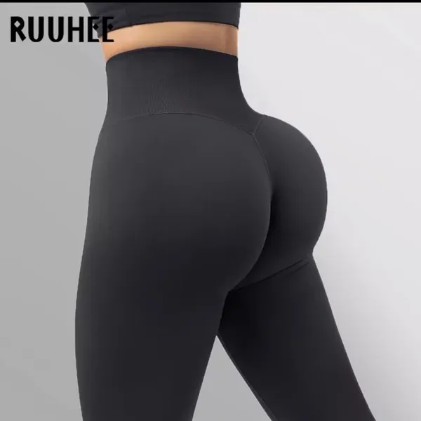 Ruuhee Seamless Leggings Women High Waist Workout Butt Lifting Fitness Yoga New! - Image 2