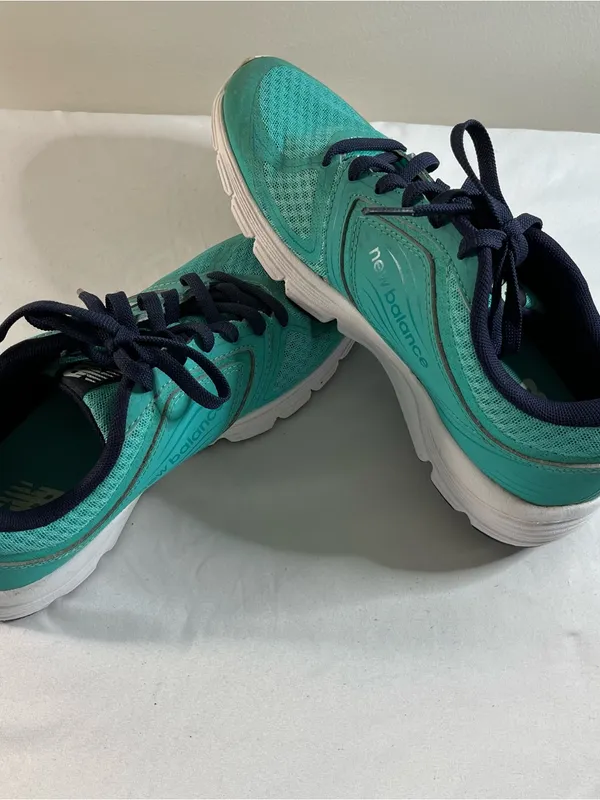 New Balance Teal and Navy Women's Athletic Sneakers - Image 5