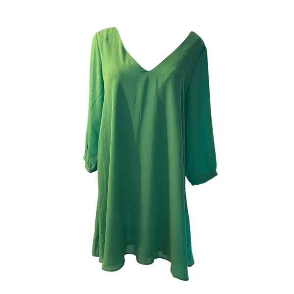 Lulu’s Green Mini Dress Spring St Patrick’s Lightweight NEW medium - Image 2
