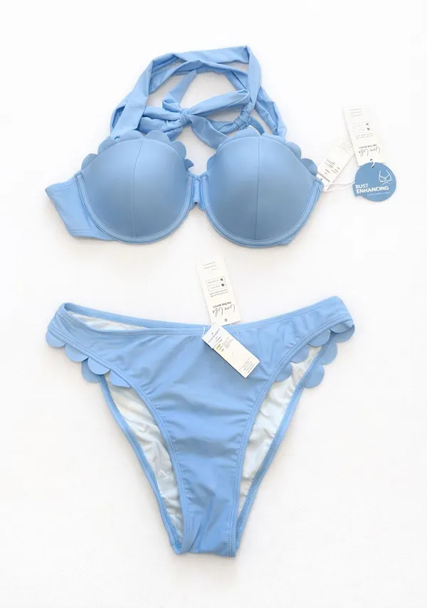 Bikini set Blue Size medium top small bottom - Image 3