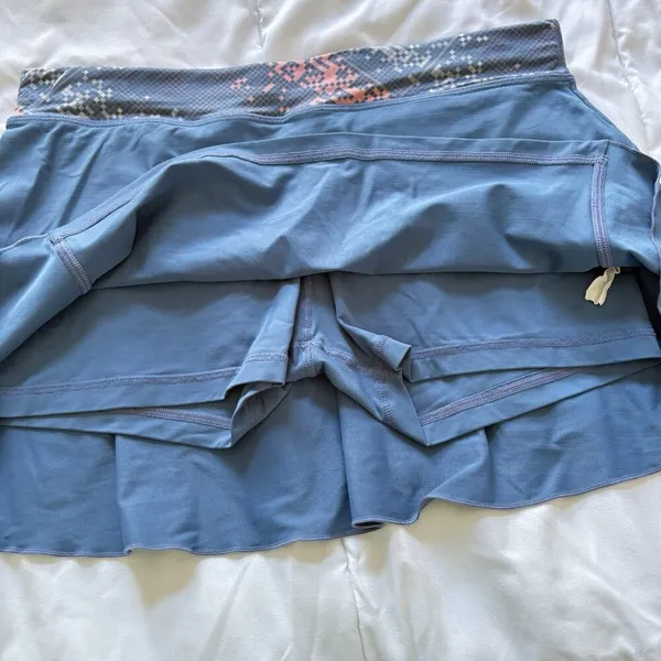 Sofibella Tennis Golf Skort Skirt Blue Stretch Womens Size Large Outdoor‎ - Image 5