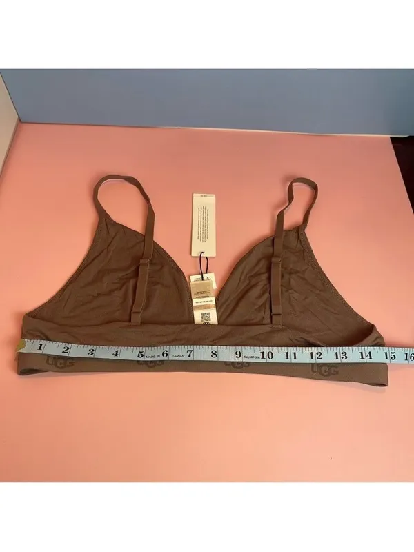UGG Francis Bralette Taupe Brown Size L NWT Wireless Soft - Image 12