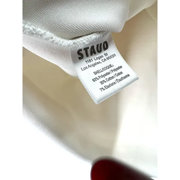 STAUD M Volley Polo Golf Tennis Core V-neck short sleeves Top Preppy Luxury Tee - Image 5
