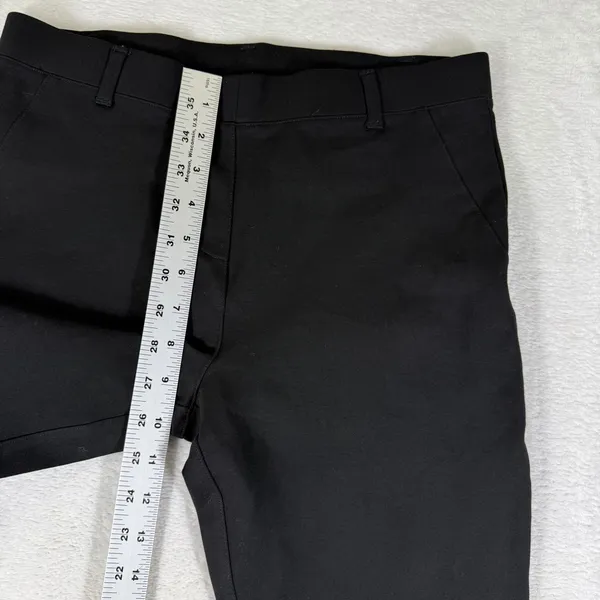 Quince Ultra-Stretch Ponte Straight Leg Pants Black Size Medium - Image 4