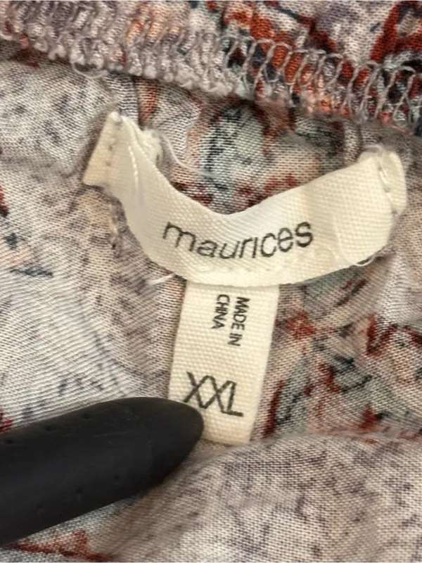 Maurices XXL Purple Floral Babydoll Dress Boho - Image 6