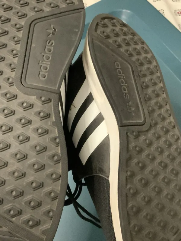 Adidas Womens Shoes Size 5 Black Running Sneakers Lace Up - Image 2