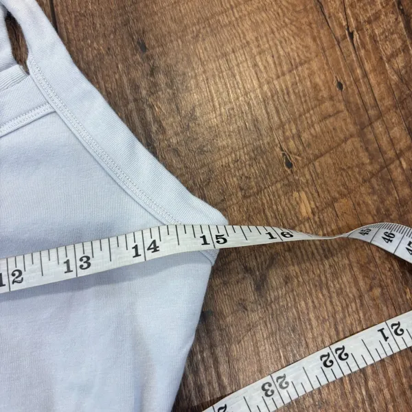 NWT Skims Cotton Jersey Scoop Neck Bodysuit in Zen Blue Size M $58 BD-THG-5515W - Image 10
