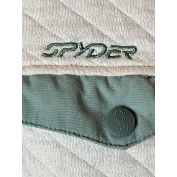 Spyder Sweatshirt Womens S Pink Long Sleeve Snap Mock‎ Neck Quilted Pullover - Image 6