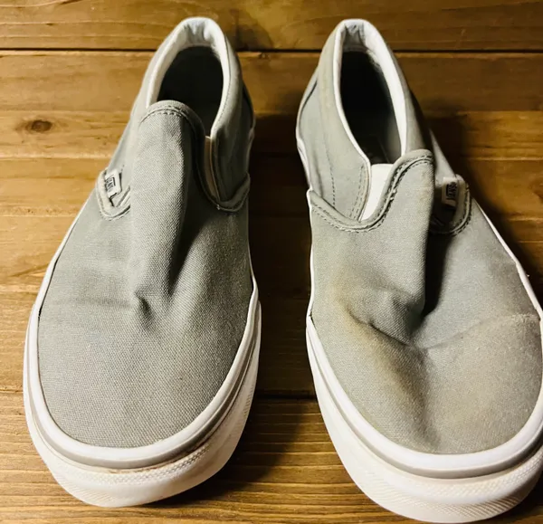 Vans grey slip on women's 7.5 - Image 3
