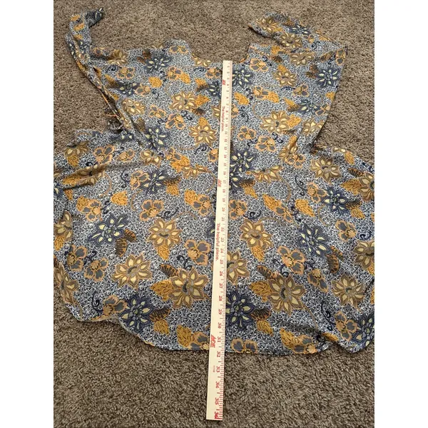 Free People Teegan Mini Dress Floral Print Small Boho Bohemian Coastal Country S - Image 8