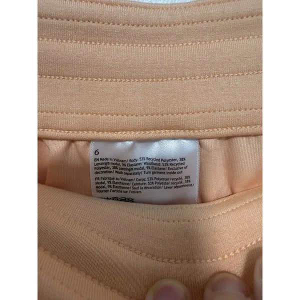 Lululemon Softstreme High-Rise Short 4" Peach Bellini Size 6 - Image 4
