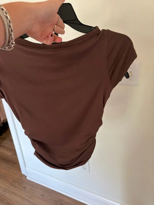 Brown white and black tops Multiple Size XS - Image 2