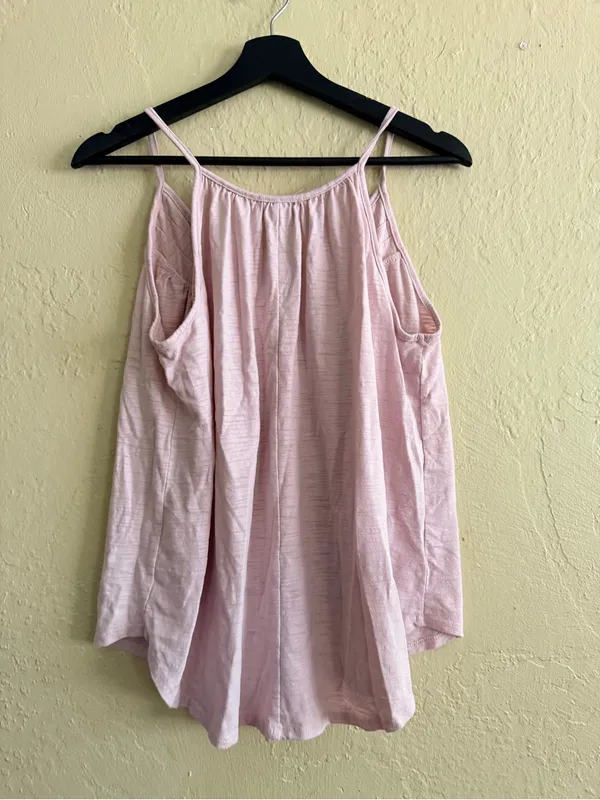 Maurices Light Blush Pink Lace-Trim Camisole Tank - Image 3