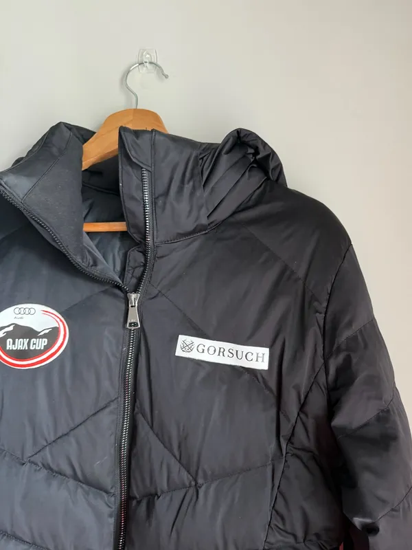 KJUS x Audi Ajax Cup Aspen AVSC Team Issued Ski Jacket Gorsuch Black Down Puffer - Image 10