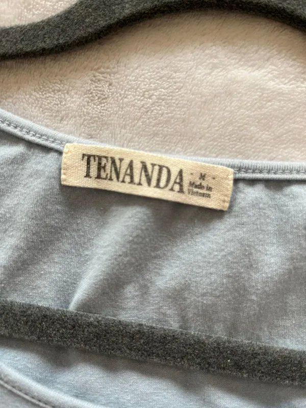 Cropped Baby Tee Blue Size M - Image 3