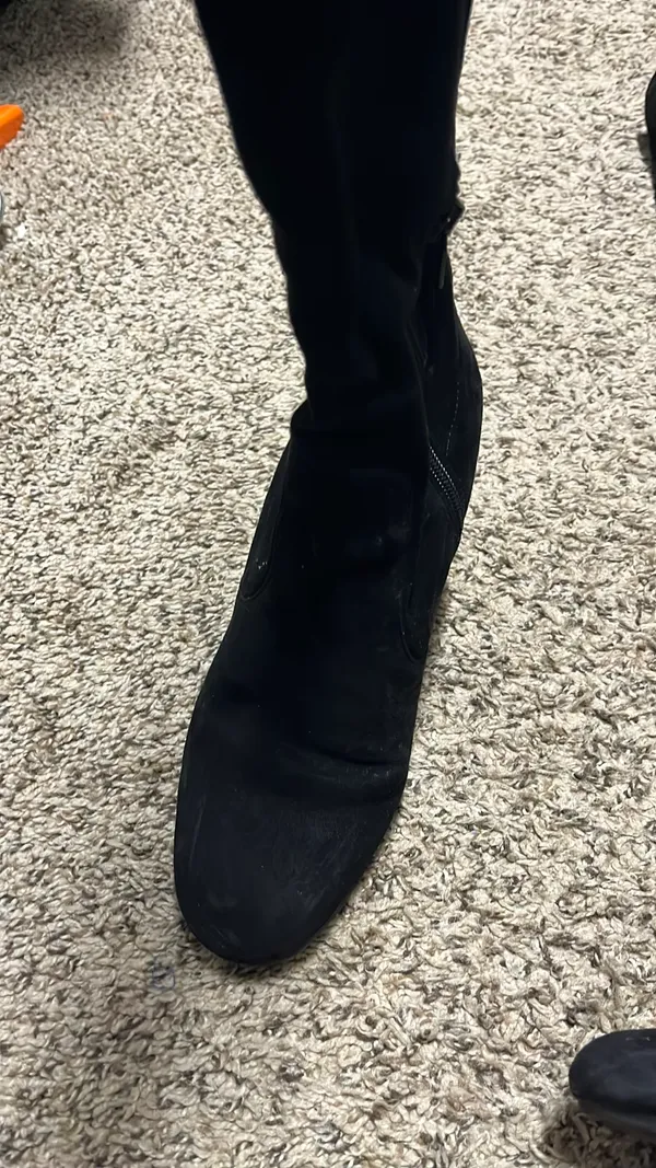 Black over the knee boots - Image 3