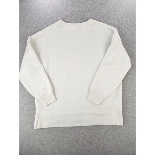 Rolling Stones Womens Vintage Logo Sweatshirt Pullover Shirt SZ Oversized Medium - Image 9