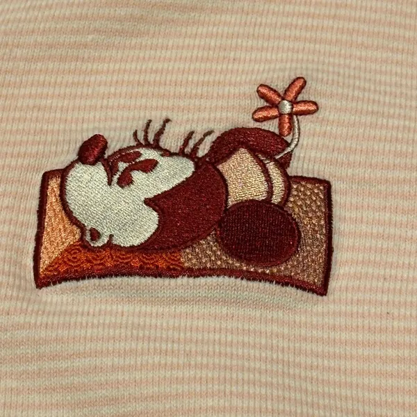 Disney Pink and White Striped Tee - Image 7