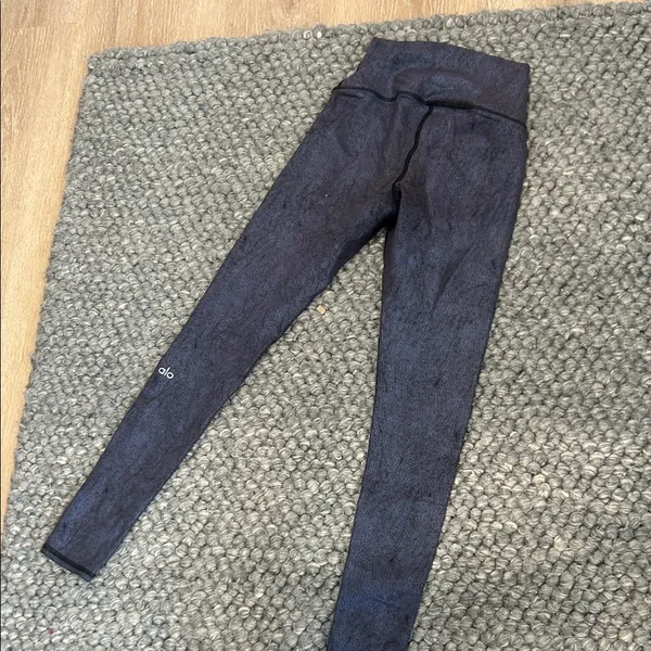 ALO Yoga High-Waist Airbrush Legging Highline Purple Size XXS - Image 7