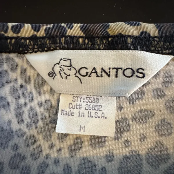 NEW Vintage Gantos Mini Skirt M Leopard Print Deadstock Made in USA 90s Mobb - Image 5
