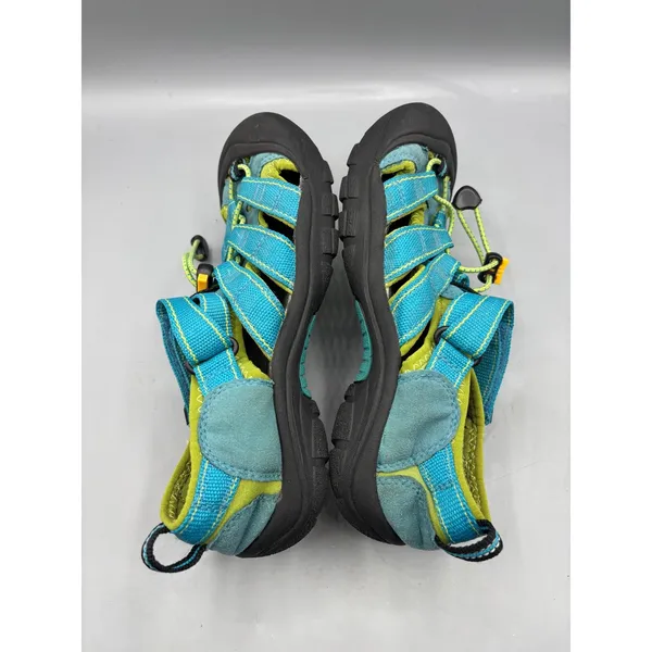 Keen Newport H2 Blue Lime Green Waterproof Sport Sandals Youth 5 - Image 8