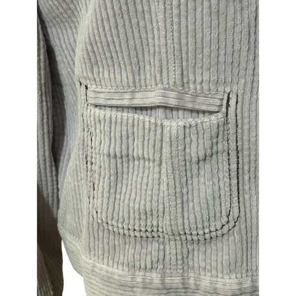 J. Jill lavender corduroy jacket coat buttons cotton medium business casual - Image 7