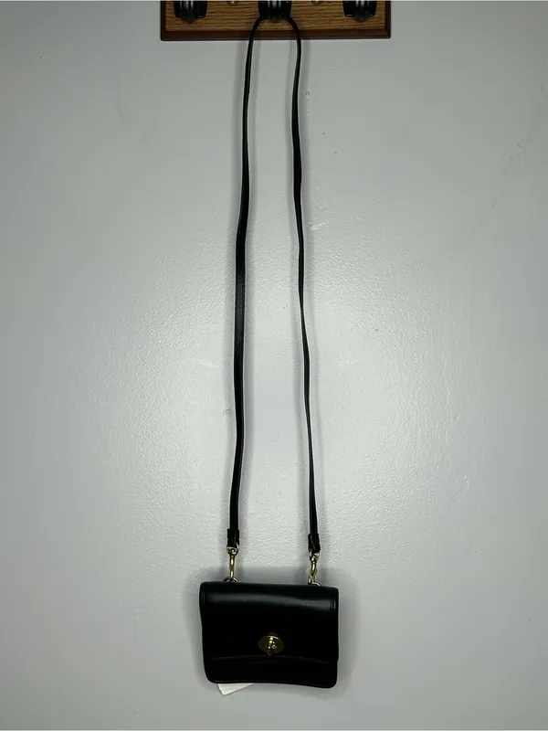 Coach Vintage Mini Black Turnlock Belt Bag NWT - Image 2