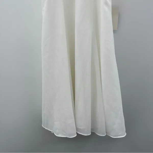 Lulus Dress Made in the Crocheted White Skater Halter‎ Neck Mini Dress Sz XS NEW - Image 5