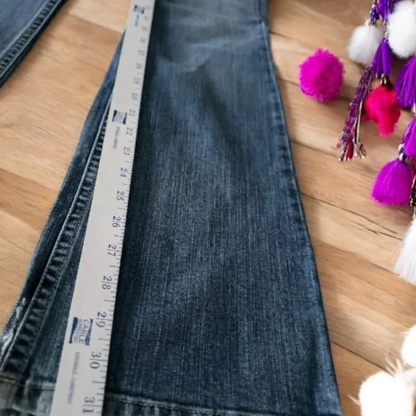Abercrombie & Fitch Vintage y2k OG Low Rise Light Blue Flare Jeans - Image 6