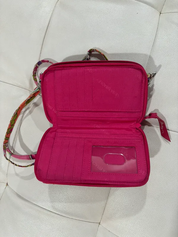 Vera Bradley Phone Wallet Crossbody Purse - Image 2