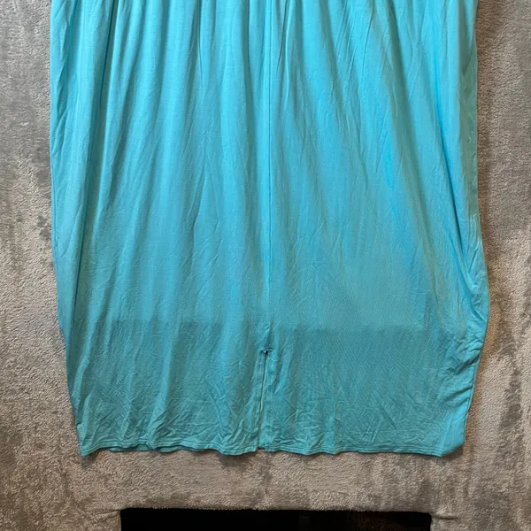 Athleta Santorini Cinch Dress Sz 2X Athleisure‎ Athletic Gulf Green Blue - Image 4